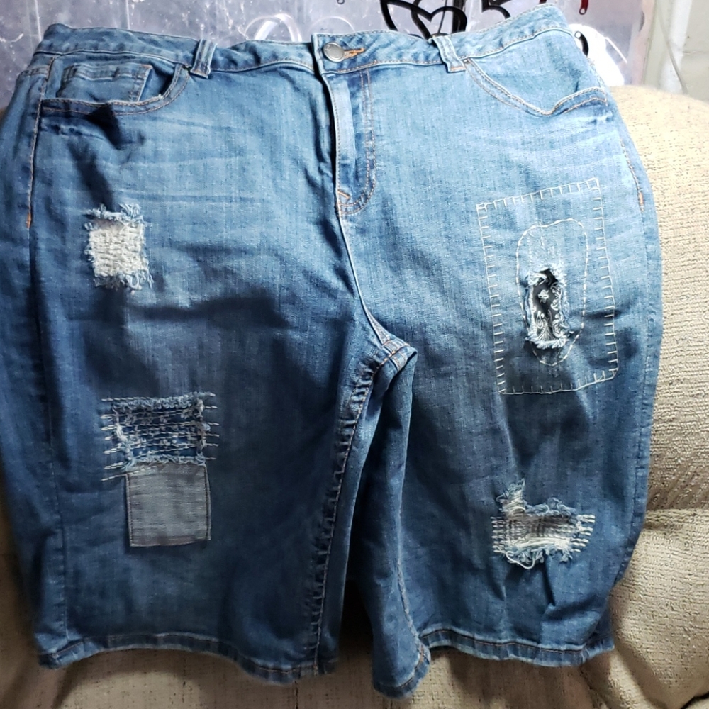 Lane Bryant Size 20 Jean Shorts